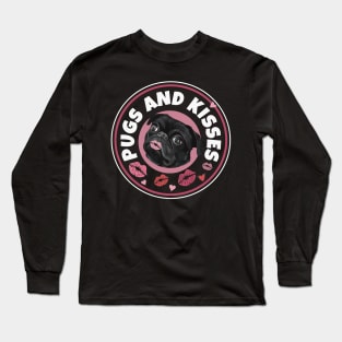 Pugs and Kisses Long Sleeve T-Shirt